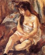 Jules Pascin Seated portrait of maiden china oil painting reproduction